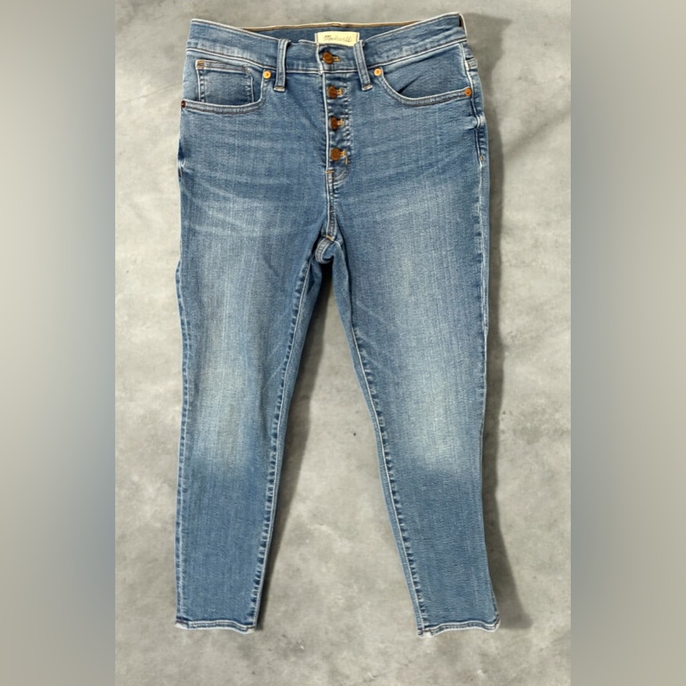 Madewell 9” Mid Rise Skinny Crop Size 28